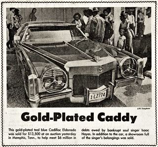 Isaac Hayes' Gold-Plated Eldorado, 1977 | Alden Jewell | Flickr