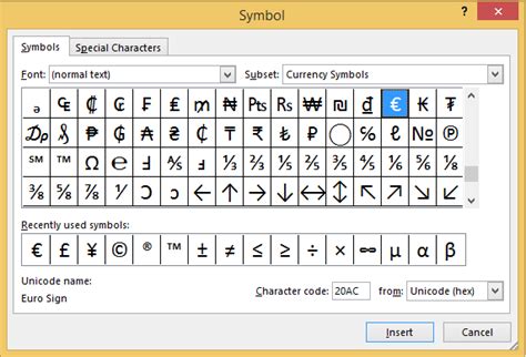 Ascii Character Degree Symbol