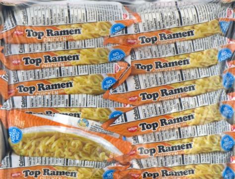 Nissin® Top Ramen® Chicken Flavor Ramen Noodle Soup Packs, 12 pk / 3 oz ...