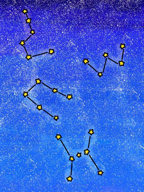 Constellation Drawing (easy) - HelloArtsy