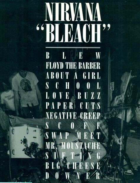 NIRVANA Bleach SONGBOOK Piano Guitar Vocal Sheet Music Song - Etsy