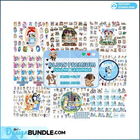 1500+ BLUEY Premium Full Mega Bundle Instant Download » BestDesignBundle