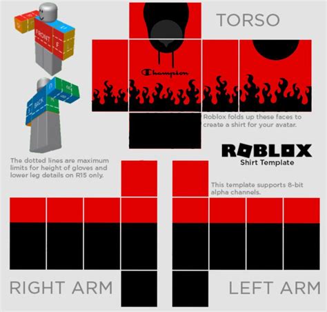 Roblox shirt template