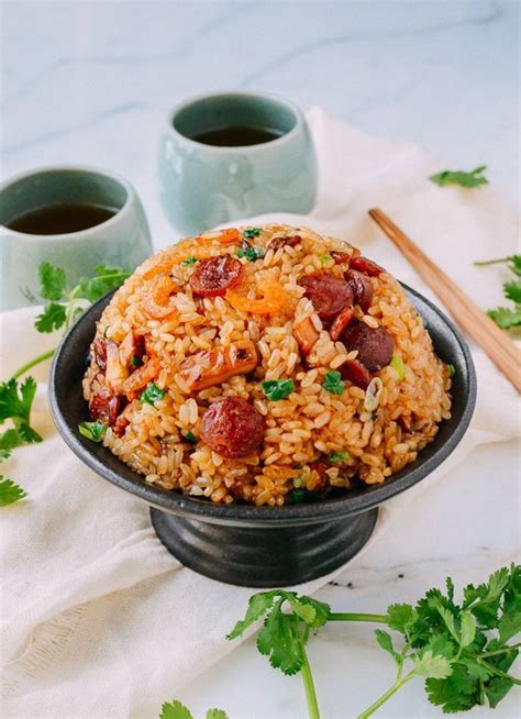 Sticky Rice with Chinese Sausage | Recipe | Authentic chinese recipes, Easy chinese recipes ...