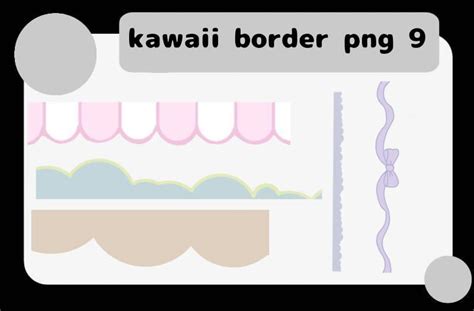 Kawaii border by obtorto on DeviantArt