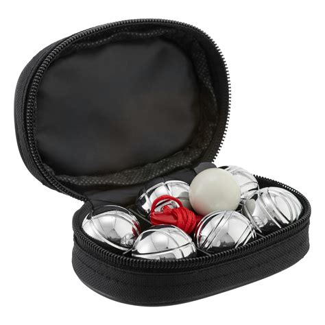 Petanque Set - Black/Silver