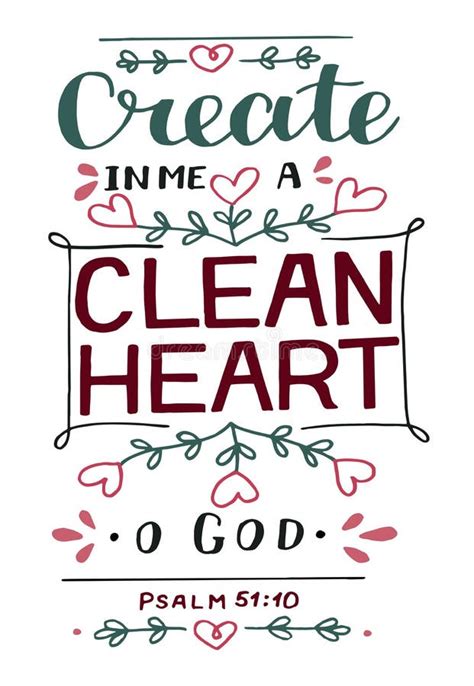 Create In Me A Clean Heart Bible Verse - Photos Idea