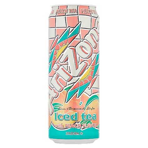 AriZona Iced Tea with Peach Flavor, 23 fl oz