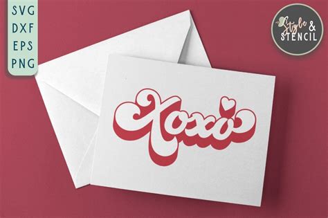 Xoxo SVG Valentine SVG Valentine PNG Retro Valentine - Etsy