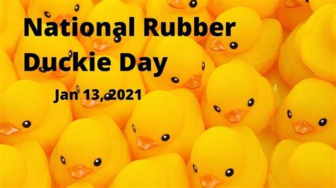 National Rubber Ducky Day - YouTube