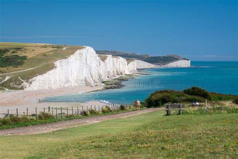 Seven Sisters National Park, White Cliffs,beach,ocean East Sussex ...