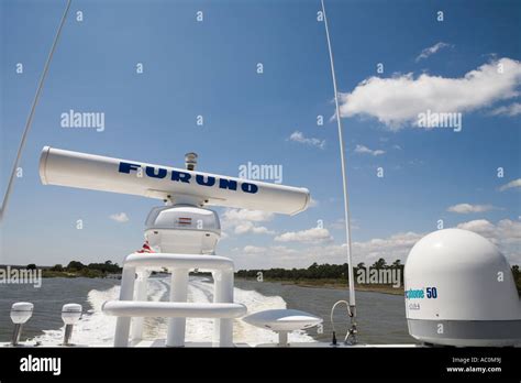 Radar on a boat Stock Photo - Alamy