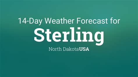 Sterling, North Dakota, USA 14 day weather forecast