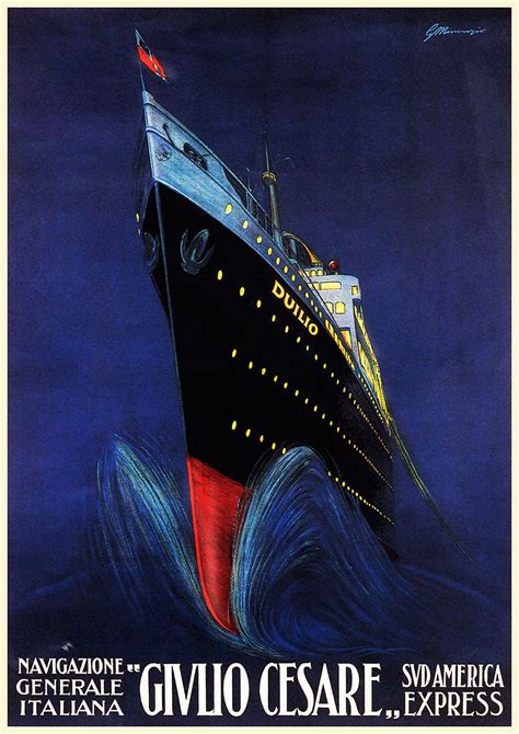 TBT: Vintage Cruise Line Posters from Cruising's Glory Days | Vintage ...