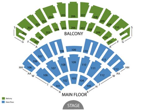 Rosemont Theatre Seating Chart Rows