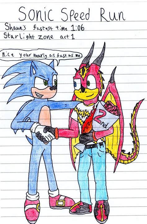 Sonic Speed Run Results :D by SHADOWSHAUN200 on DeviantArt