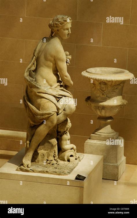 Woman's statue in a museum, Musee du Louvre, Paris, France Stock Photo ...