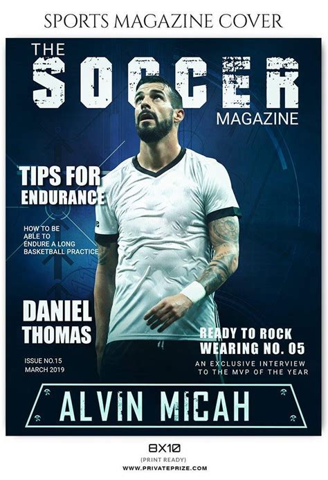 Buy Soccer - Sports Photography Magazine Cover templates Online ...