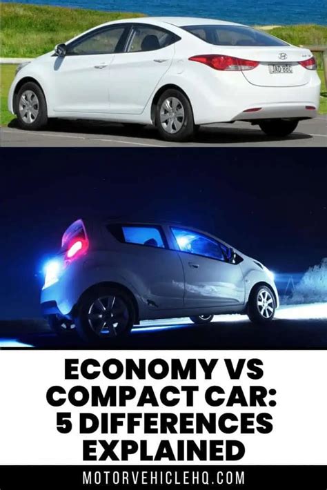 Economy vs. Compact Car: 5 Differences Explained - Motor Vehicle HQ