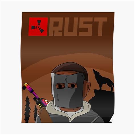 "Rust Game Poster" Poster for Sale by CTTDesigns | Redbubble