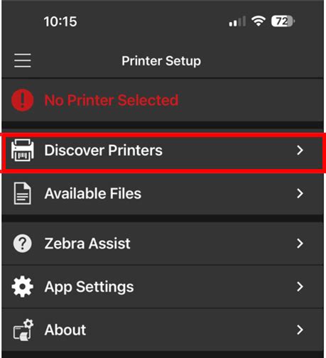 Configuring Wireless Network Using Zebra Printer Setup Utility App for iPhone or Android