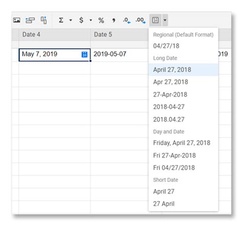 Apply Standardized Date Formats in Your Sheet | Smartsheet Learning Center