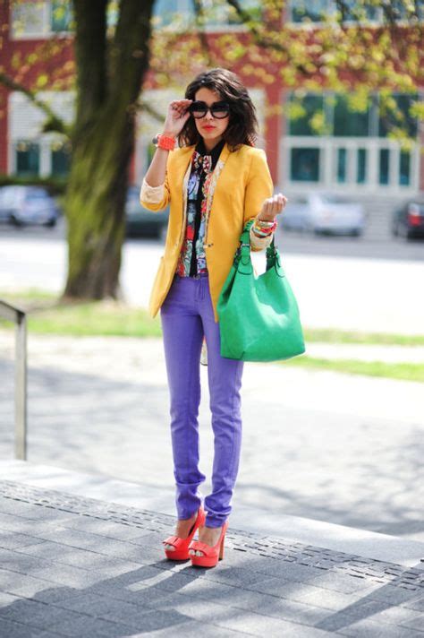 12 Best split complementary colored outfits images | Split complementary, Outfits, Style