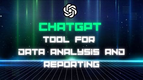 Using ChatGPT to analyze data and write report - YouTube