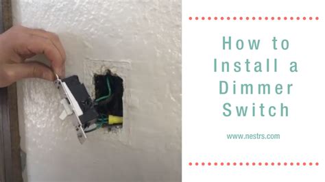 How to Install a Dimmer Switch | Nestrs