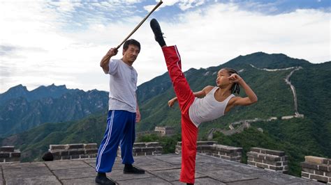 The Karate Kid (2010) HD Wallpaper: Training with Jackie Chan & Jaden Smith