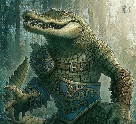 mythological crocodile | Crocodile warrior by Kerem Beyit | Fantasy ...