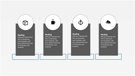 Four Trophy PowerPoint Template - Template Point