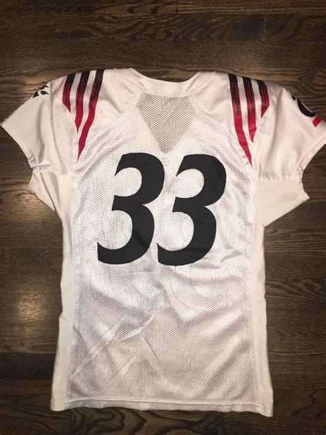 Game Worn Used Adidas Cincinnati Bearcats Football Jersey #33 Size L – D1Jerseys