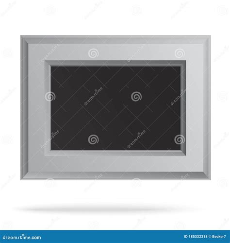 Vintage Frame Isolated on White Background Stock Vector - Illustration of gallery, carved: 185332318