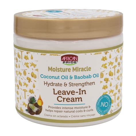 African Pride Moisture Miracle Leave-In Hair Cream 15 Oz. - Walmart.com