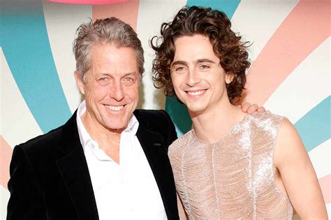 Timothée Chalamet Dons Sheer Metallic Top at Wonka Paris Premiere