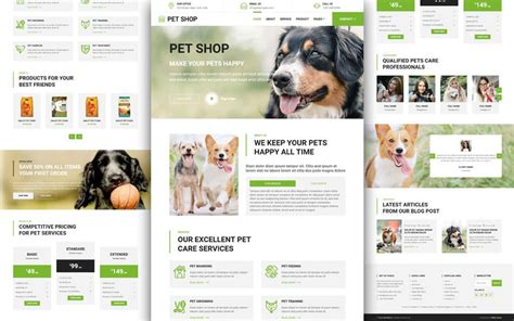 Pet Shop Website Template Free Download - HTML Codex