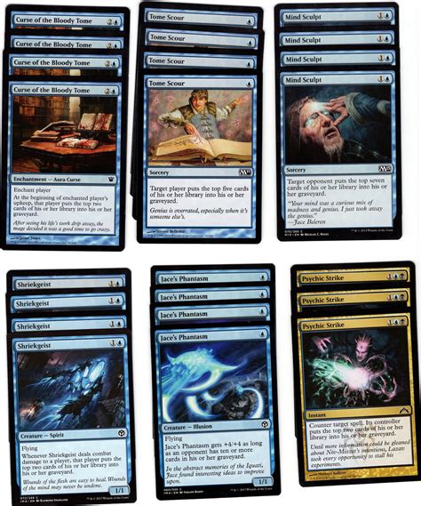 Black Blue Mill Deck Pauper Legal MTG Magic the Gathering Ready to Play Deck With Sideboard - Etsy