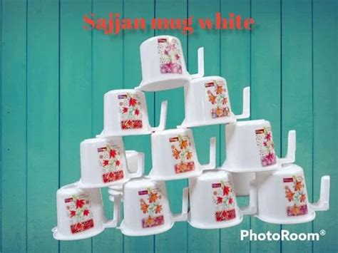 Baby White Plastic Mug, Capacity: 500. Ml, Size: 500 Ml at Rs 72/dozen ...