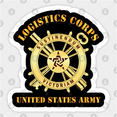 Logistics Corps - Branch Insignia - US Army - Logistics Corps Branch Insignia Us Army - Sticker ...