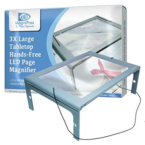 Top 10 Best Full Page Magnifier With Lights - Tenz Choices