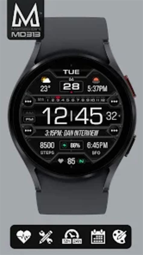 MD313 Digital Watch Face for Android - Download