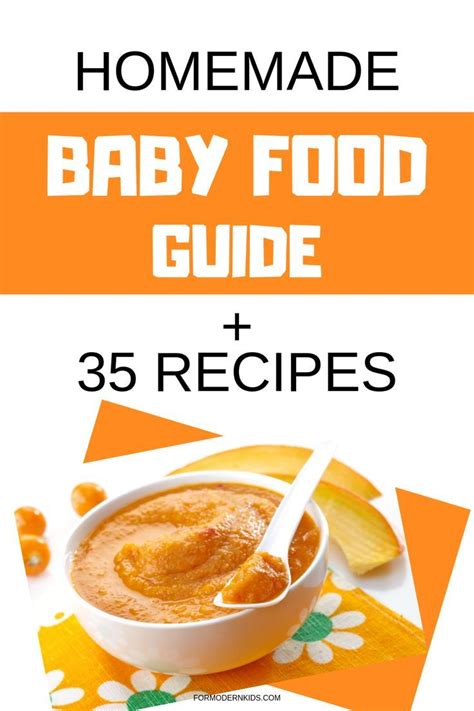 Stage 1, 2 and 3 Homemade Baby Food Recipes and Step-By-Step Guide | Baby food recipes, Homemade ...