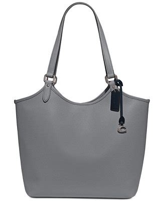 COACH Leather Day Tote - Macy's