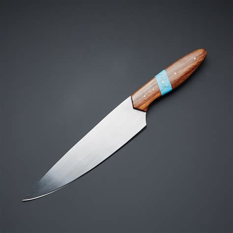 Beautiful Stainless Steel Chef Knife - Black Smith Knives - Touch of Modern