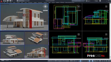 House Exterior 3D Model [DWG, 3DS, DAE, FPX, MAX, OBJ]