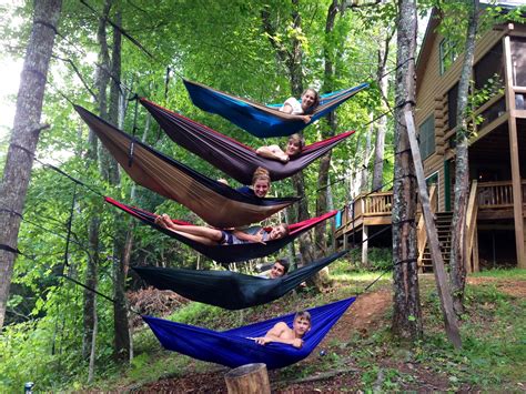 eno hammocks are available at Blue Ridge Mountain Outfitters in single or double and in an array ...