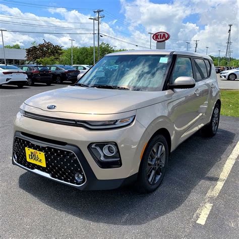 Newly Designed 2020 Kia Soul in the new Platinum Gold exterior color! 😁 Shop our Summer Soul ...