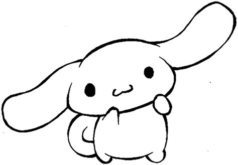 Dibujos de Cinnamoroll Muy Lindo para Colorear para Colorear, Pintar e Imprimir - Dibujos-Online.Com