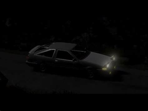 Initial D in BeamNG.drive Toyota Sprinter Trueno GT-APEX (AE86) woth Eurobeat - YouTube